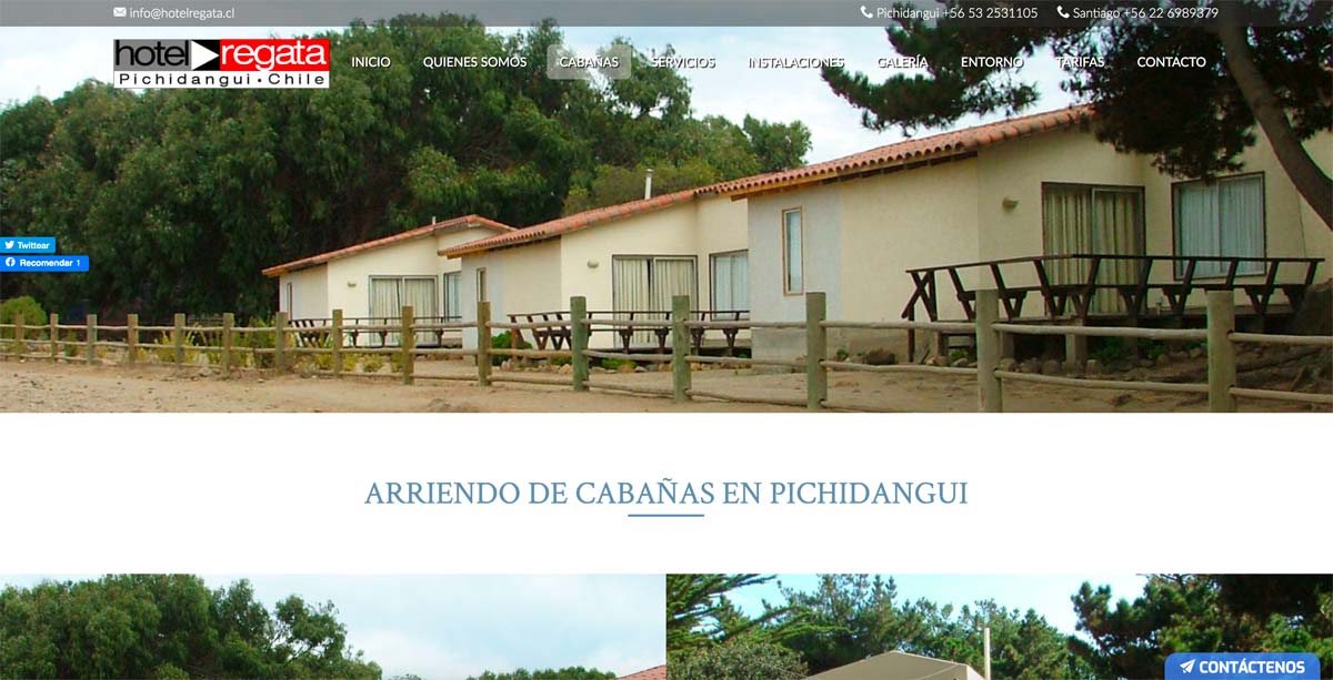 Cabañas en Pichiidangui