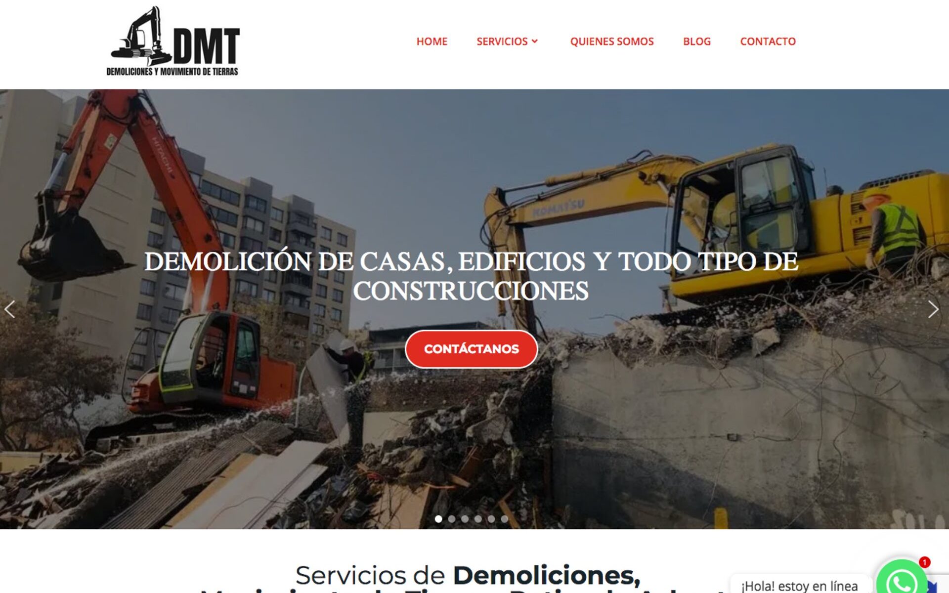 servicio de demolición en chile