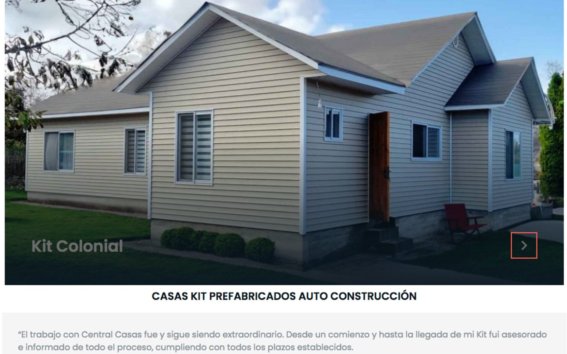 Casas Paneles SIP en santiago