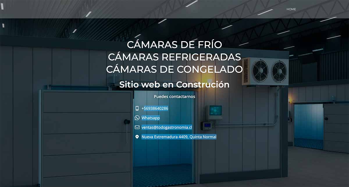 camara de frio 2x2 en Santiago